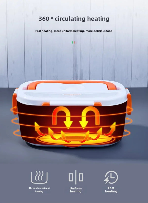 Electric Lunch Box Portable Rechargeable Heated Lunch Box