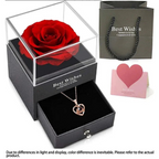 Red Rose Female Special Day Eternal Flower Artificial Flower with Gift Box.