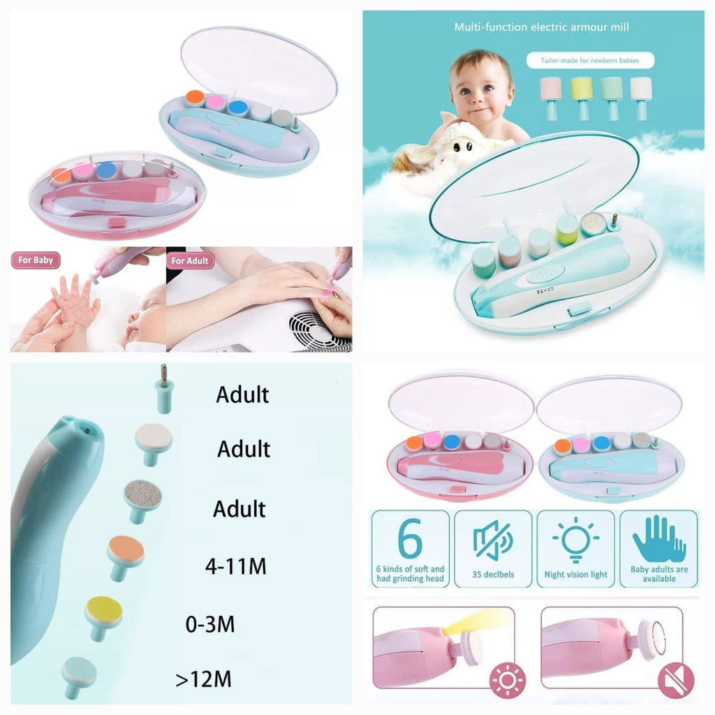 Electric Baby Nail Trimmer: safe, precise, and illuminated care for all ages