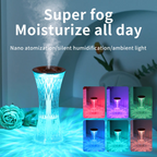 Touch Humidifier Glass Design Night Light with Air Moisturizing
