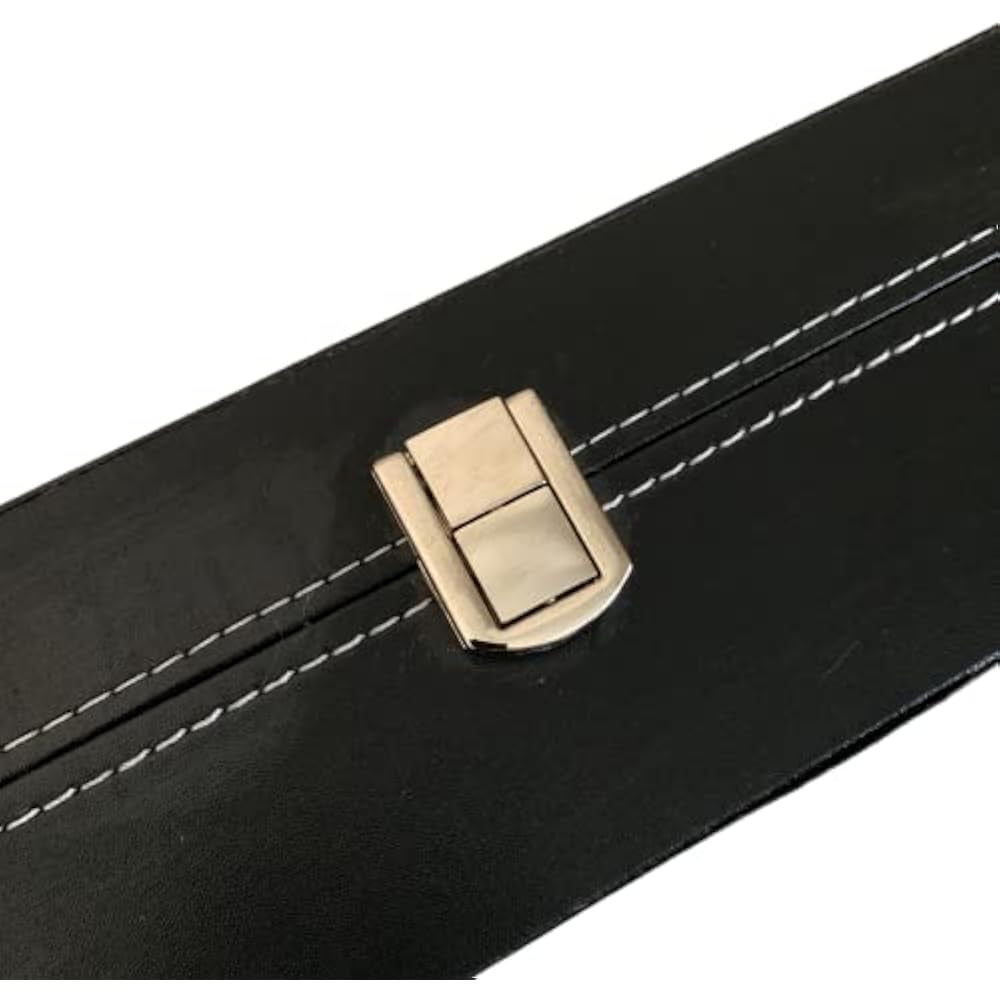 10-Seater & 6-seater Faux Leather Watch Box Display Box Storage Box Frame Glass Cover Elegant Comparison And Detachable Pillow Men'S And Women'S Watch And Large Bracket Box