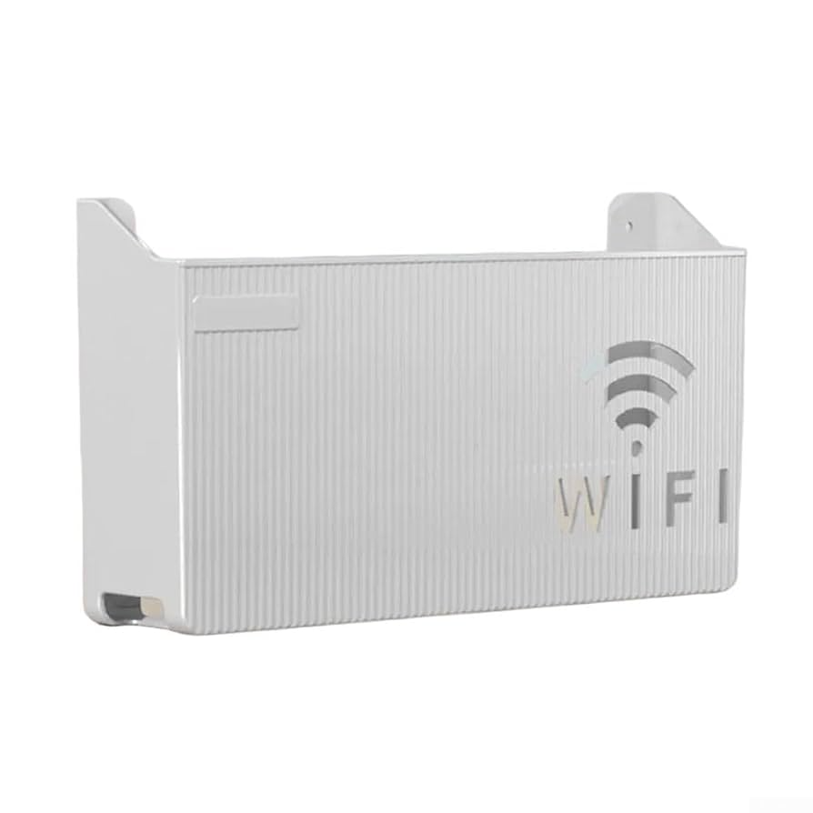 WiFi Router Wall Mount Holder Neat Box for Smart Cable