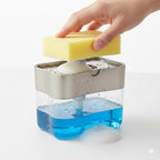 Portable Kitchen Soap Dispenser Set Hand Press.