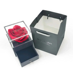 Red Rose Female Special Day Eternal Flower Artificial Flower with Gift Box.