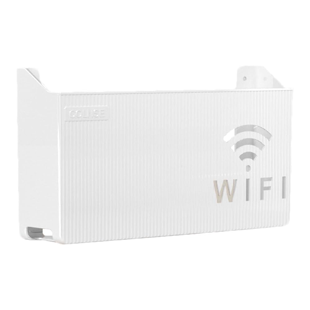 WiFi Router Wall Mount Holder Neat Box for Smart Cable