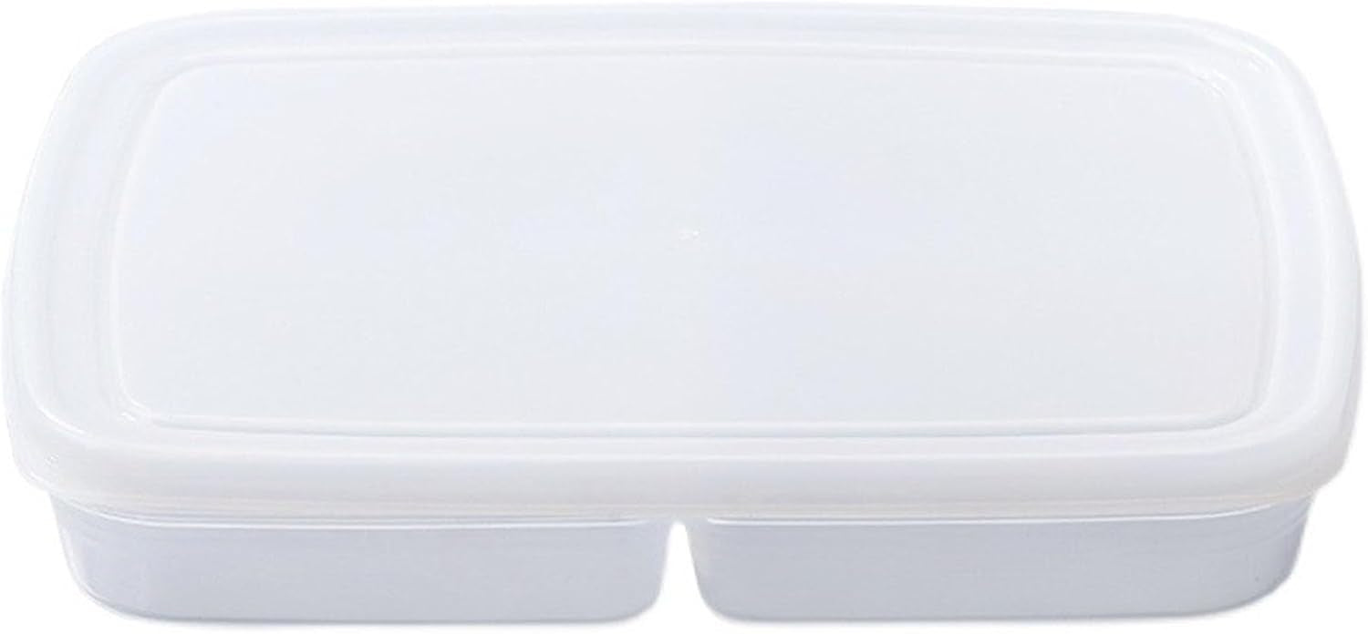 4-Section Fridge & Freezer Organizer Box | microwave safe | Airtight Meat & Vegetable Storage Container - Multi-Compartment Meal Prep Box for Kitchen Organization