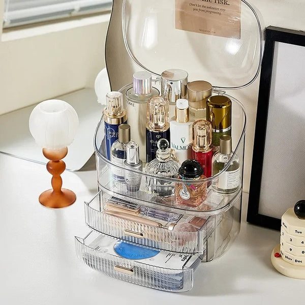 Transparent Organizer Makeup & Jewelry Box