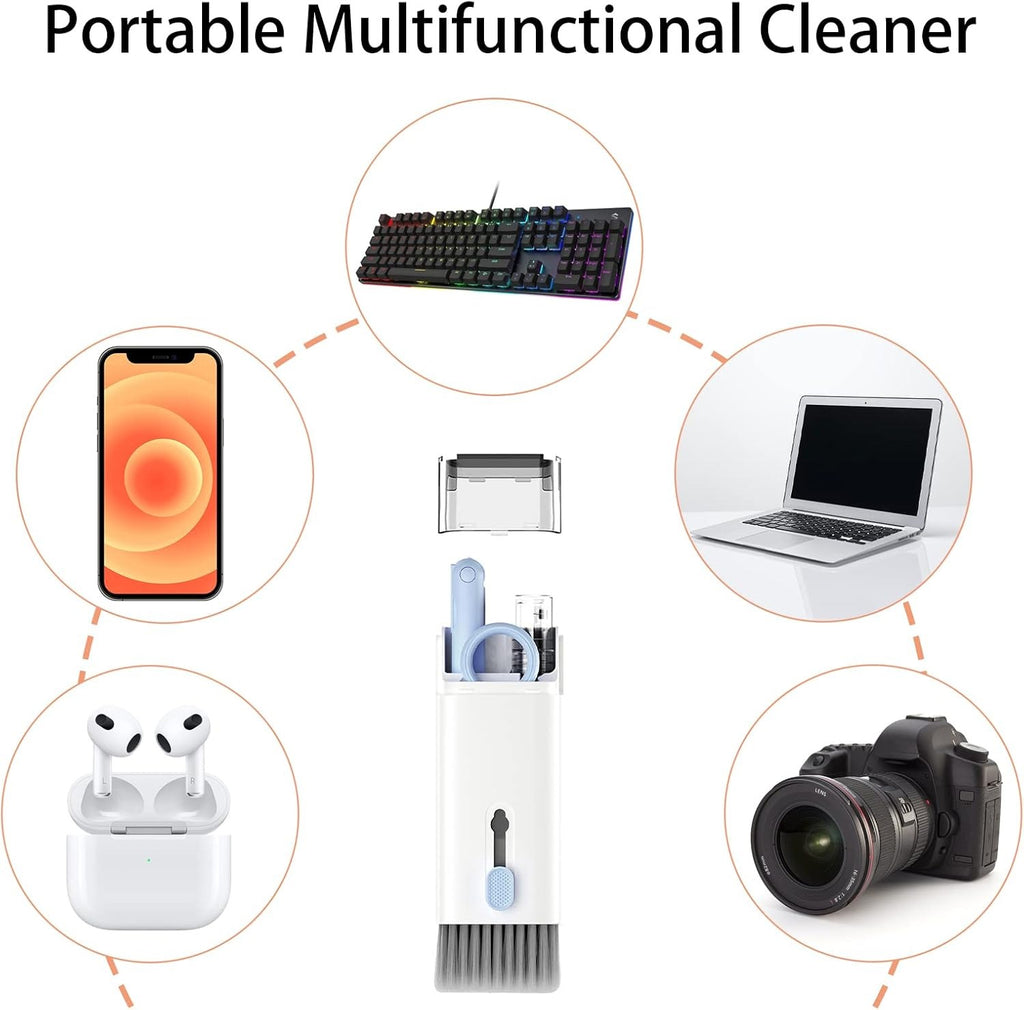7-in-1 Multifunction Electronics Cleaning Kit – Keyboard, AirPods & Mobile Cleaner Tool