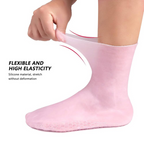 1 Pair Reusable Silicone Gel Moisturizing Socks