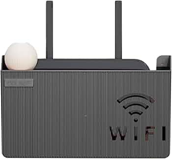 WiFi Router Wall Mount Holder Neat Box for Smart Cable