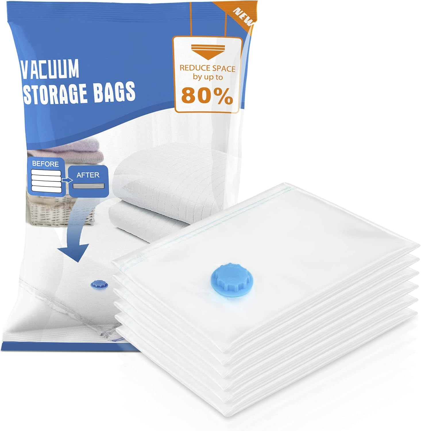 Medium Vacuum Storage Bag Clothes, Blankets & Pillows