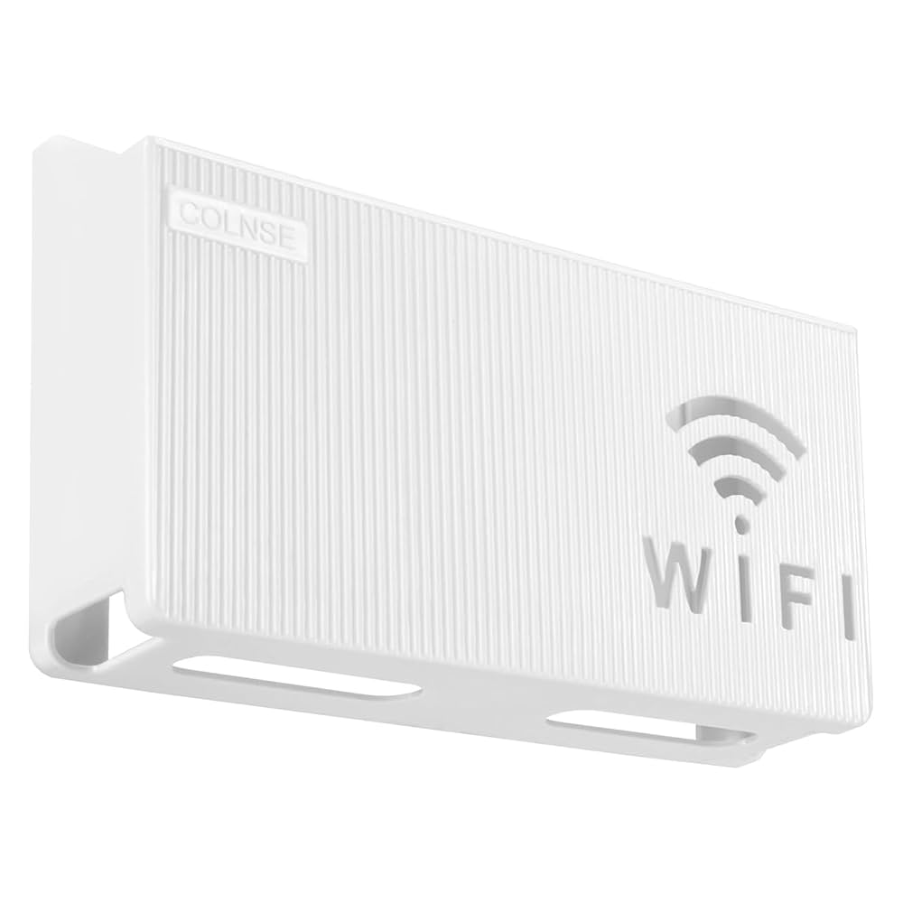 WiFi Router Wall Mount Holder Neat Box for Smart Cable