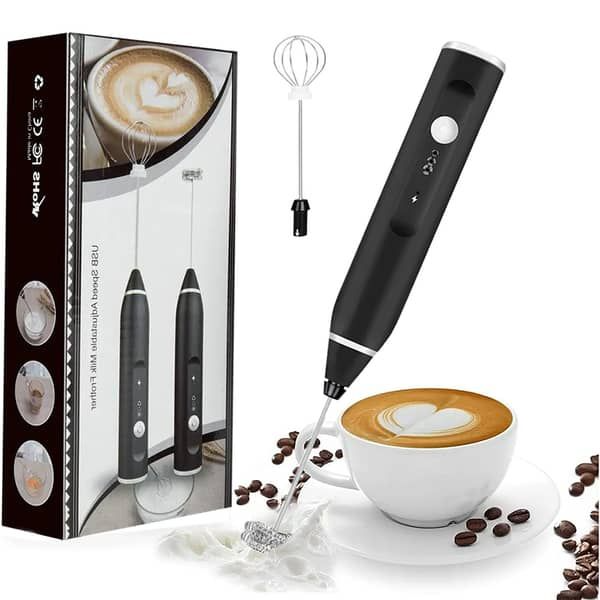 Rechargeable Electric Coffee Beater Milk Frother