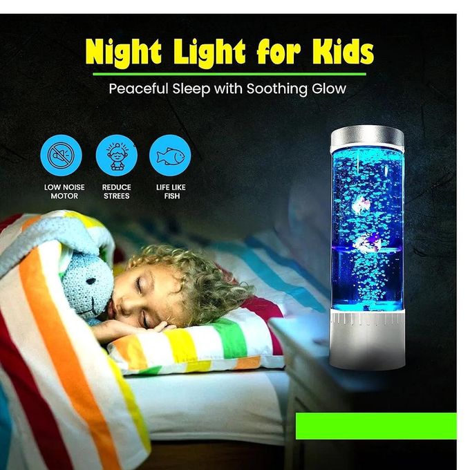 Mini Bubble Lamp Fascinating LED Bubbling Light.