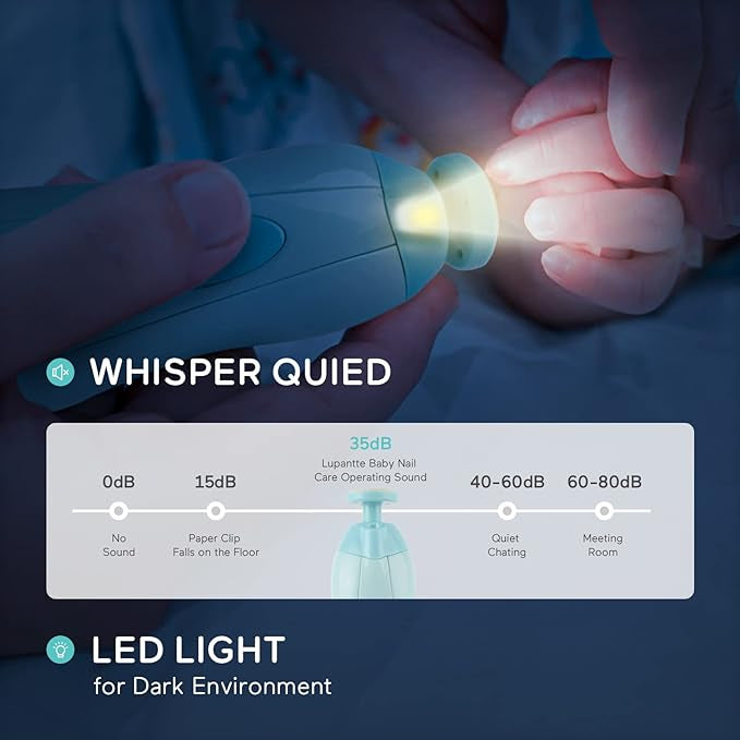 Electric Baby Nail Trimmer: safe, precise, and illuminated care for all ages