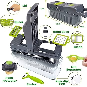 16-in-1 Vegetable Chopper, Cutter & Dicer