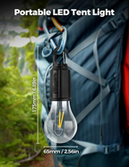 Camping Lantern Rechargeable Waterproof LED Tent Light