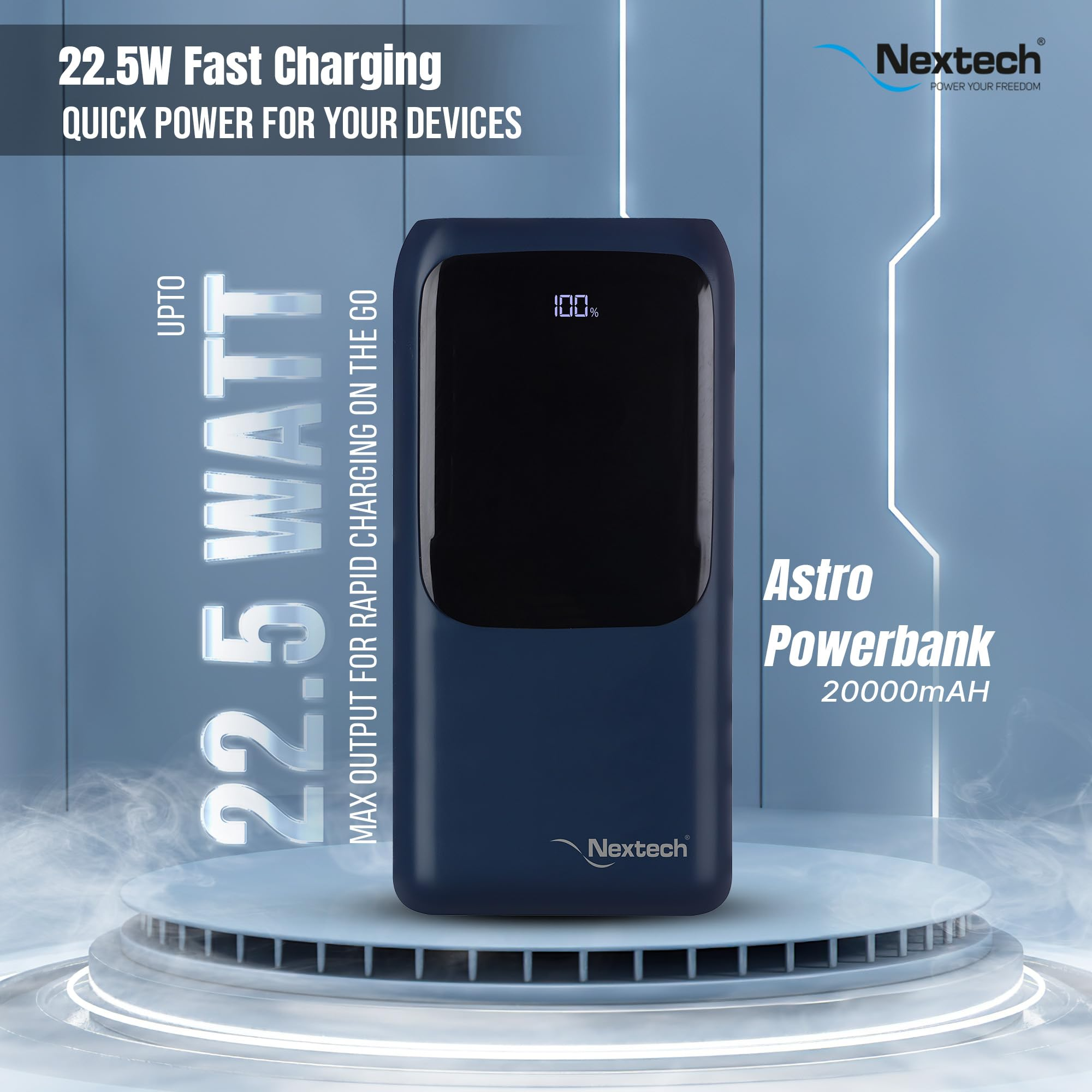 20000MAH Power Bank Online Fast Charging, Portable