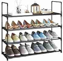 4-Tier Metal Shoe Rack Space-Saving Organizer