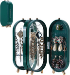 Foldable Jewelry Box High-Quality 4-Panel Earrings