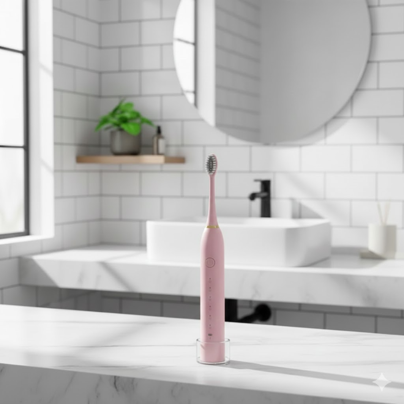 Sonic X3 electrical toothbrush with 6 operating modes.