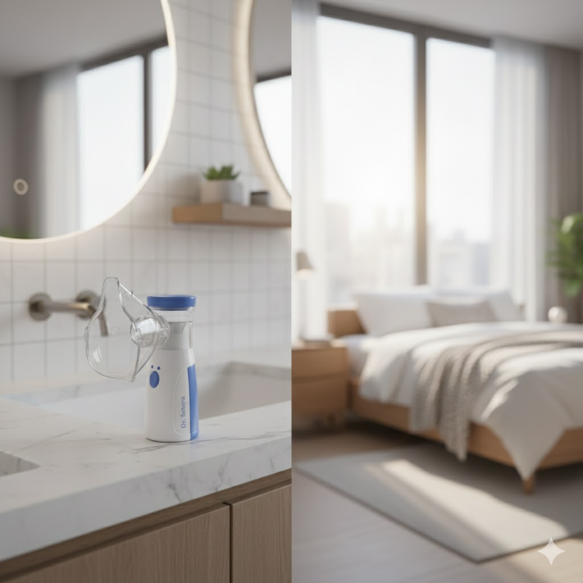 Portable Mesh Nebulizer for Kids & Adults.