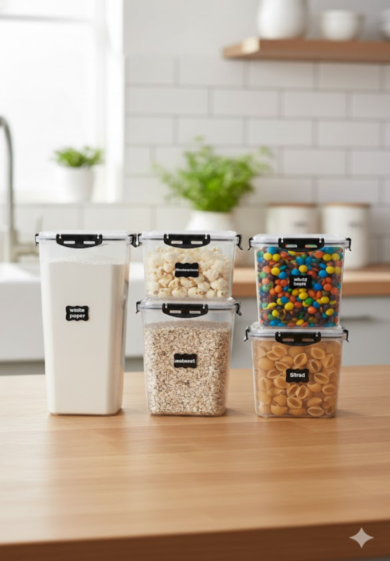 Original UK Casa Lingo 5-Piece Storage Container