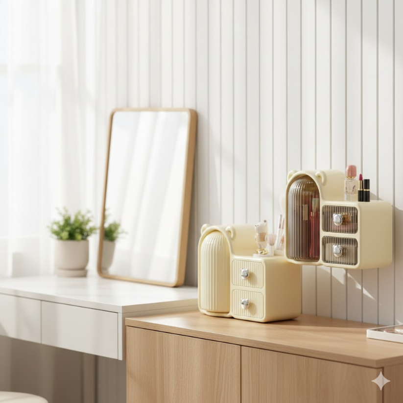 Makeup Organizer360° for Brushes, Lipsticks.