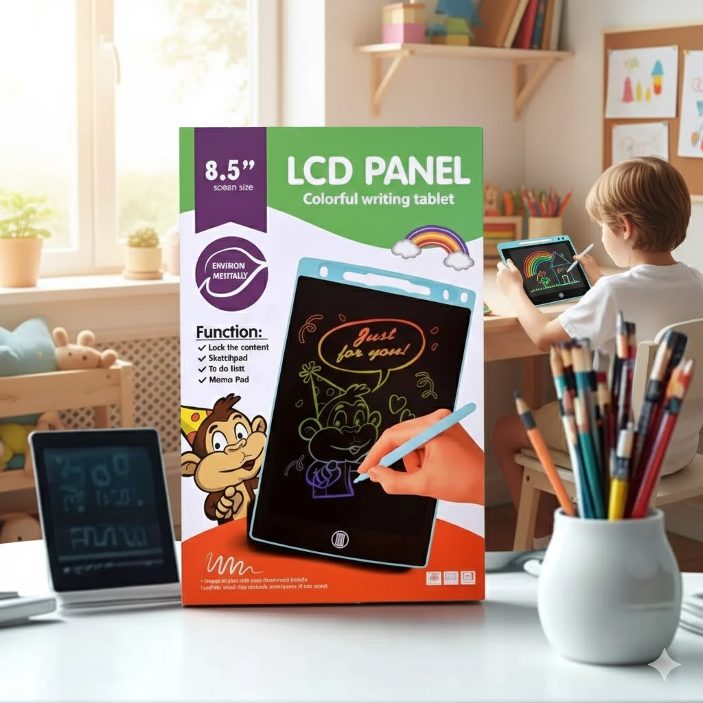 8.5" Screen Size LCD Panel Colorful Writing Tablet.