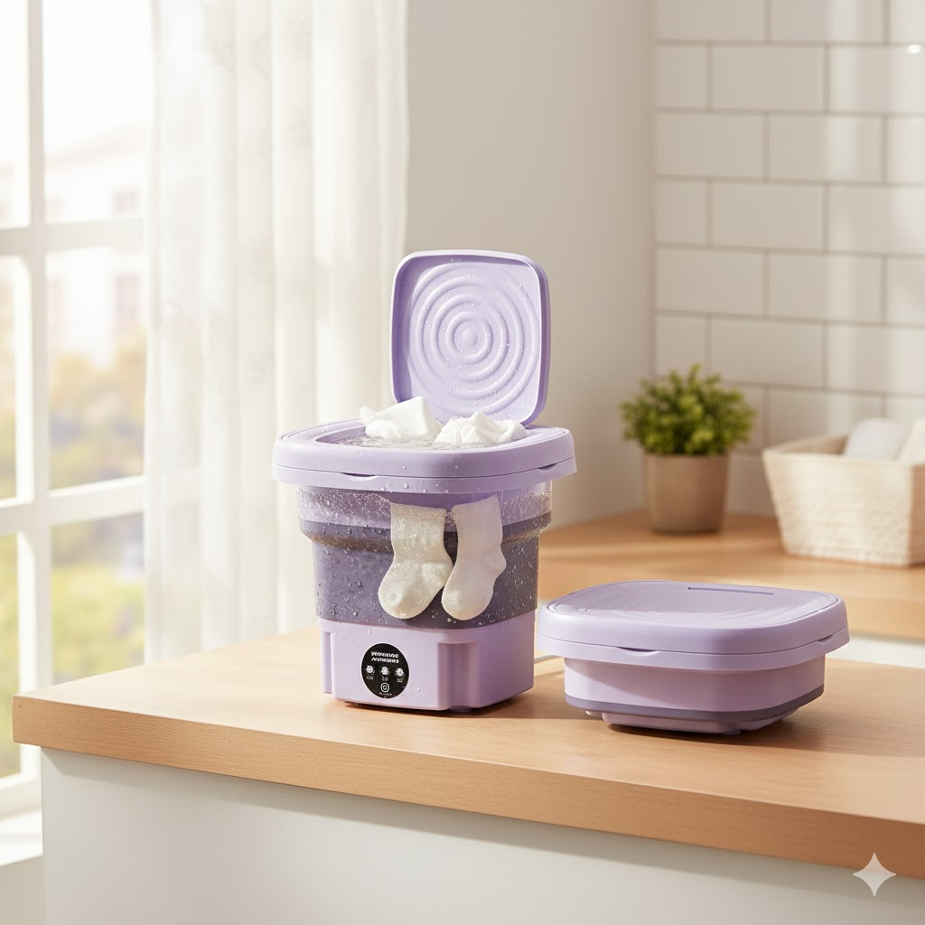 Compact & foldable mini washing machine 11L