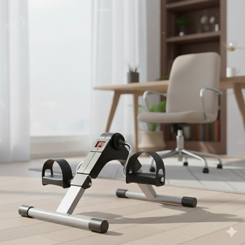 Mini Pedal Exerciser Arm & Leg, Cycling & Treadmill.