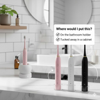 Sonic X3 electrical toothbrush with 6 operating modes.