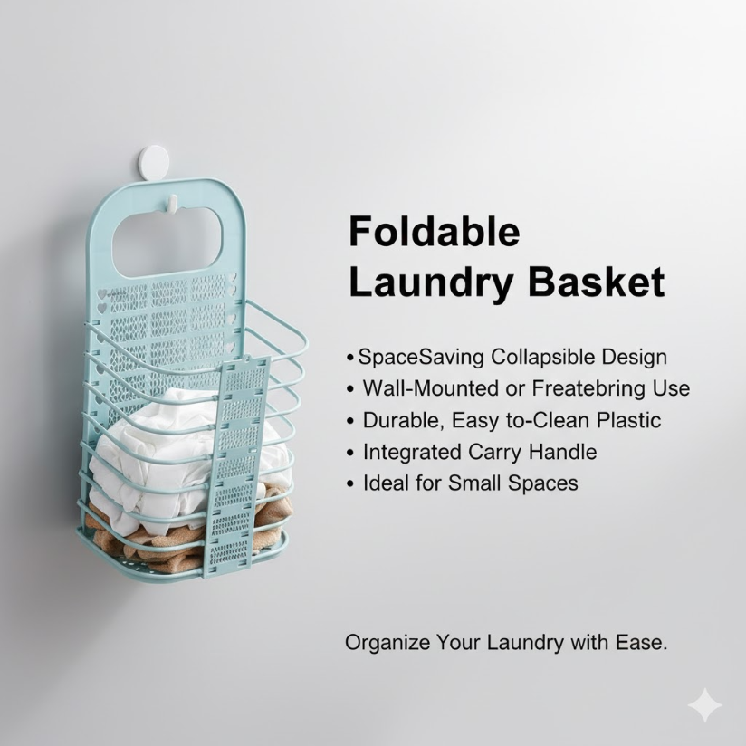 Foldable Multi-Use Laundry Basket Portable