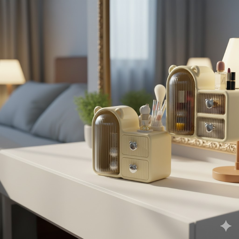 Makeup Organizer360° for Brushes, Lipsticks.