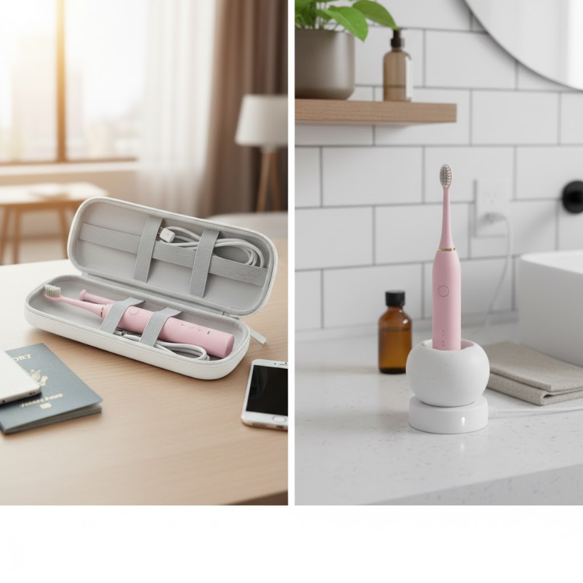 Sonic X3 electrical toothbrush with 6 operating modes.