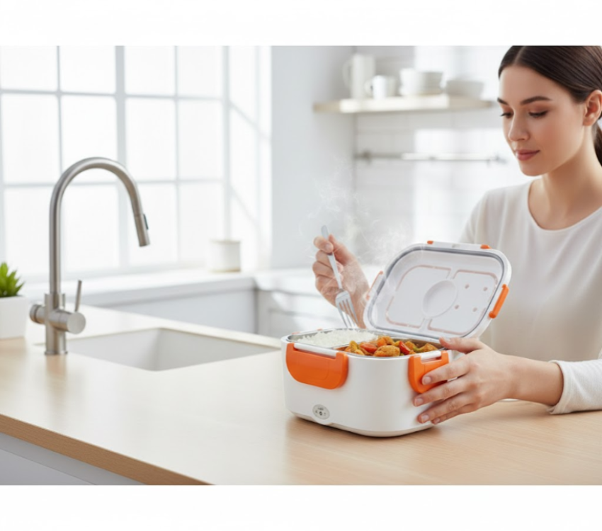 Electric Lunch Box Portable Rechargeable Heated Lunch Box