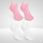 1 Pair Reusable Silicone Gel Moisturizing Socks