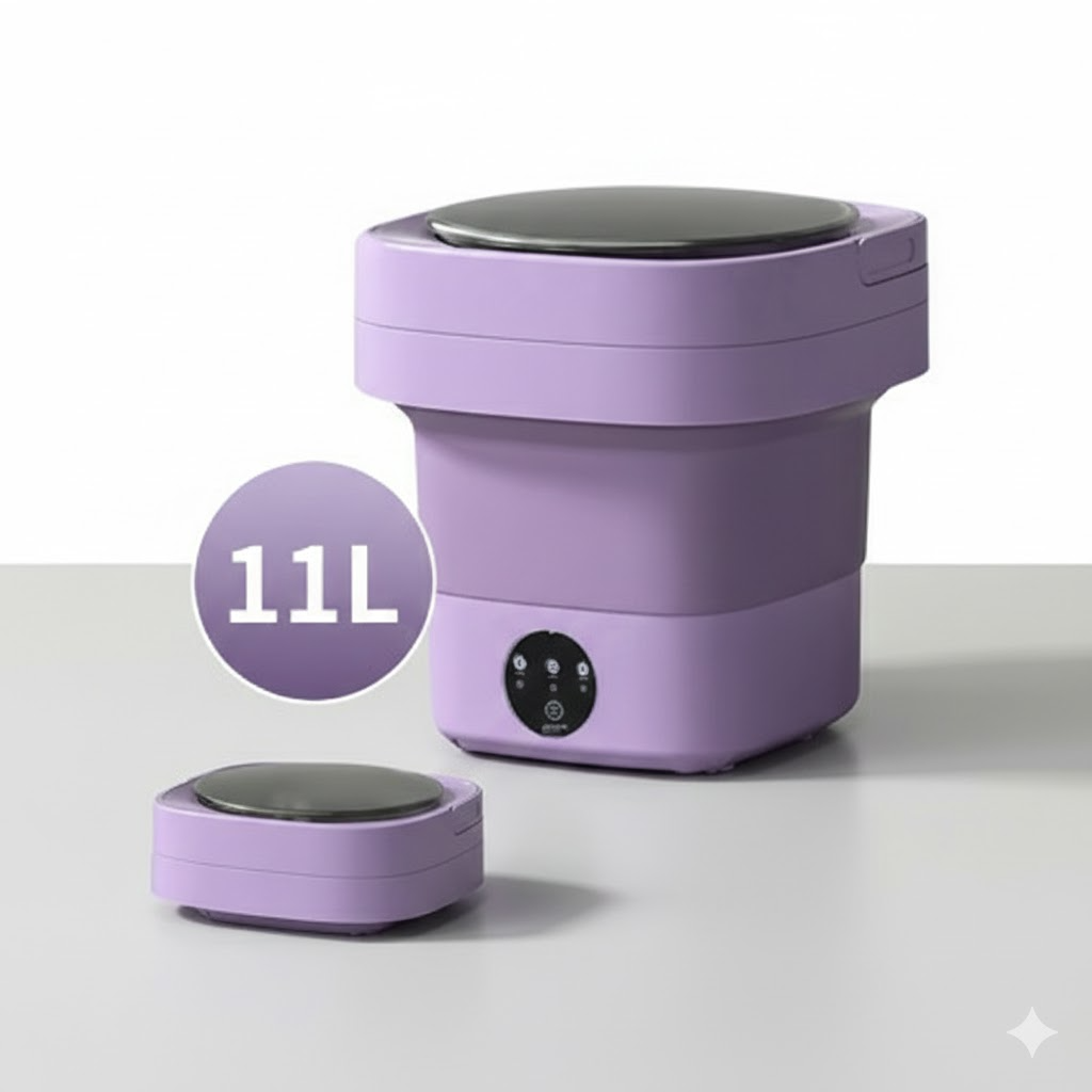 Compact & foldable mini washing machine 11L