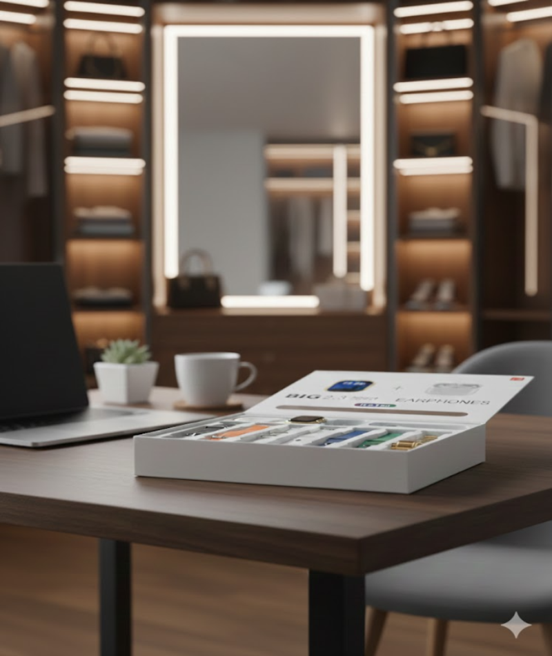 i20 Ultra Max Smartwacth with 10-in-1 Earphones Set