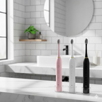 Sonic X3 electrical toothbrush with 6 operating modes.