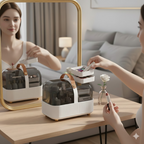 Cosmetics Storage Box Desktop Organizer.