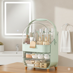 Makeup Organizer with Skincare Holder.