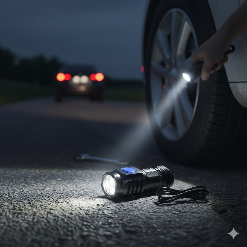 Ultra Powerful 3-Core LED Mini Tactical Flashlight