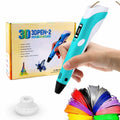 3D Printing Pen with LCD Display & PLA Filament Refills for Kids & Adults