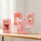 Cute Mini Gift Box with Flowers and Teddy Bear Gift.