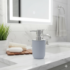 Square Soap Dispenser Bottle Bathroom & Kitchen Pump