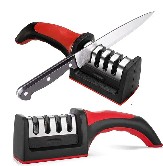 EASY KOOK 3-Stage Kitchen Knife Sharpener Fast