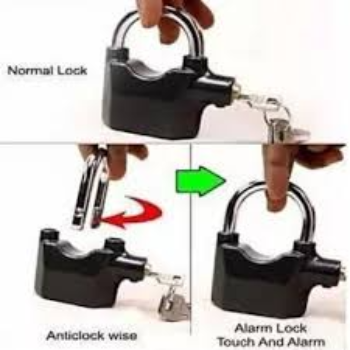 Alarm Lock High-Security with Loud Alarm for Home & Bike