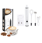 Rechargeable Electric Coffee Beater Milk Frother