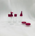 7-Pcs Refillable Travel Bottle Set Lotion & Shampoo